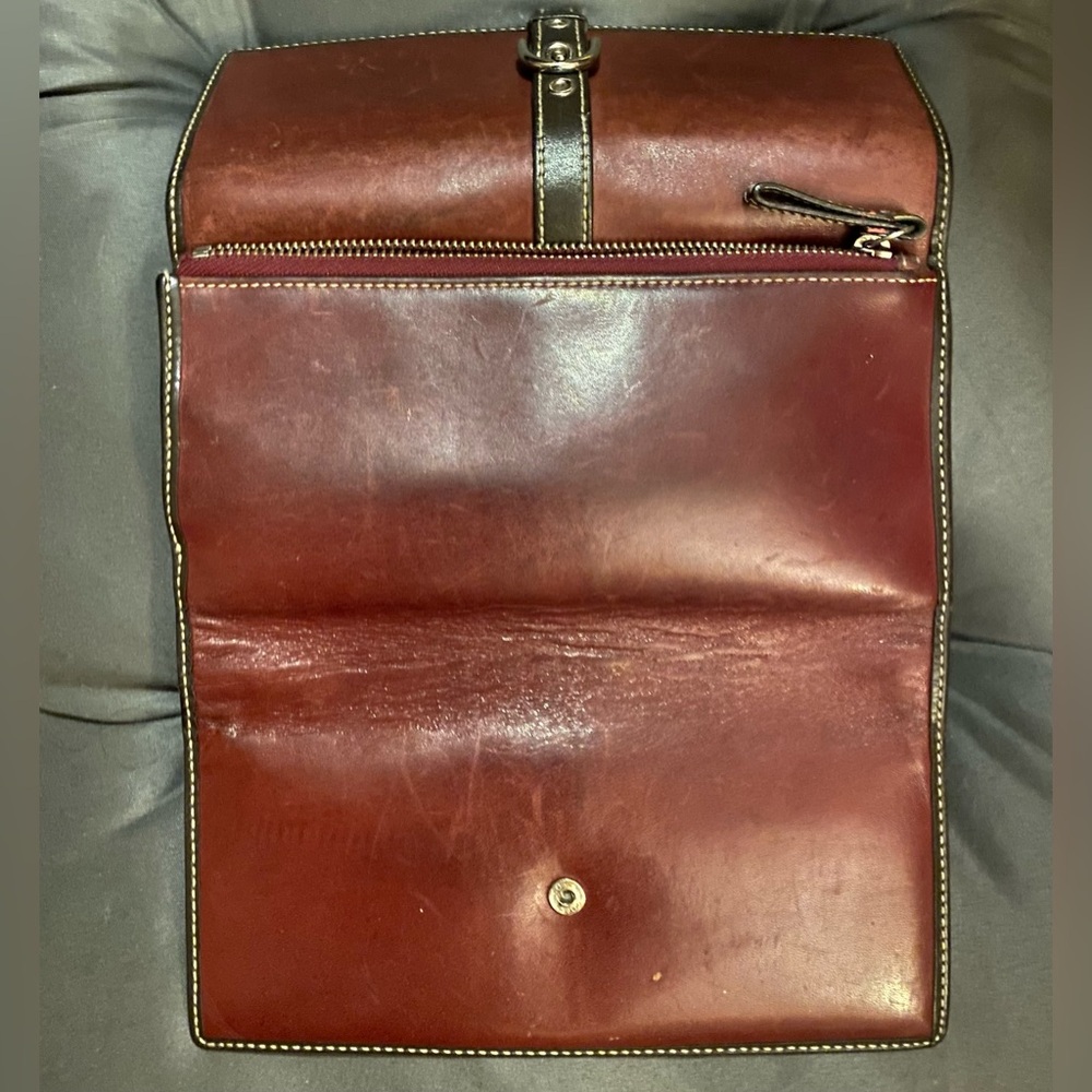 Coach Long Brown Leather Wallet - Picture 4 of 4